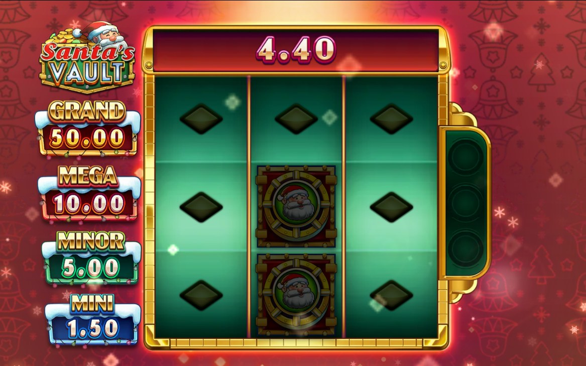 Bonus Game start with three ornament baubles